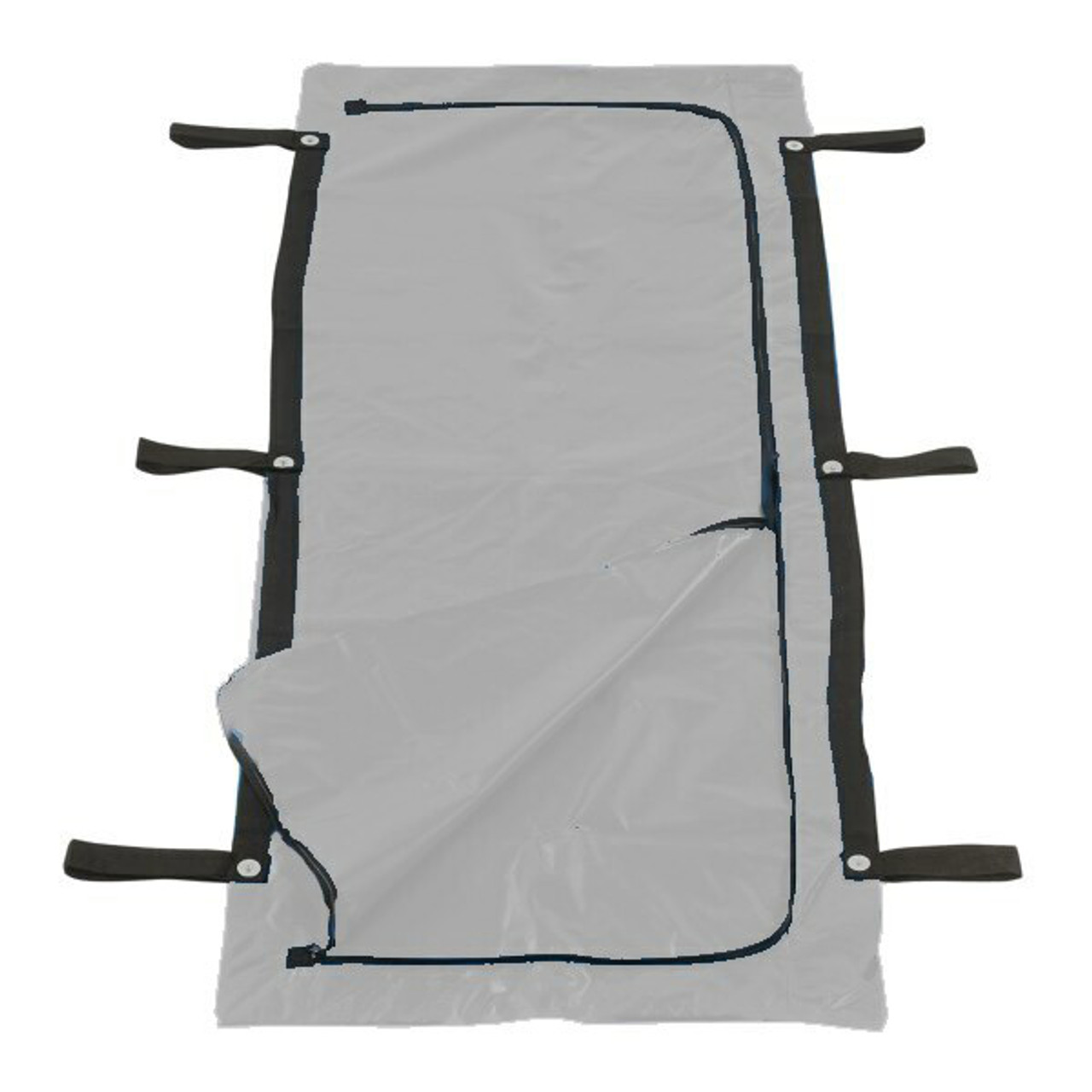 heavy duty Supported PVC material - 400 micron colours: black; blue, Red body bag