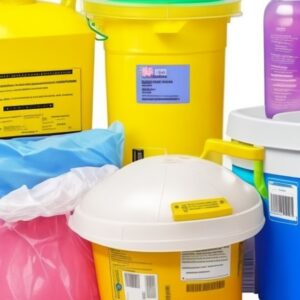 sharps bin | container round