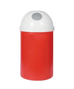 Recycle Bin with Lid - Round - Plastic - 75L - 40 (?) x 88 cm - LB051A