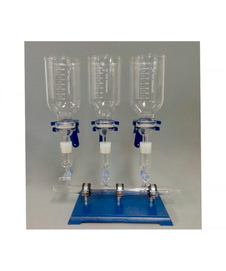 Glass Vacuum Manifolds 3-Place 1000ml