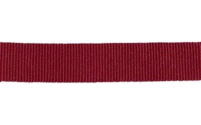 Petersham Ribbon – Solid Maroon – 15mm x 20m roll