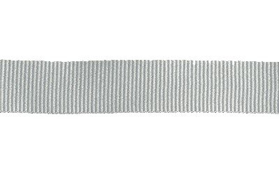 Petersham Ribbon – Solid Silver Grey – 15mm x 20m roll
