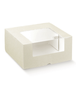 Cake Box – 160 x 160 x 60mm with PVC window