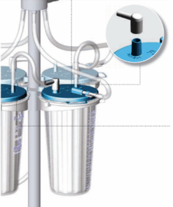 Lid Connector Surgical Suction Flovac 5’s