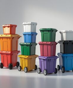 Indigo 1100 liter wheelie bin