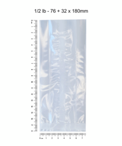 Cellophane Packets (100 units)(1/2lb 76 + 32 x 180mm 30 mic)