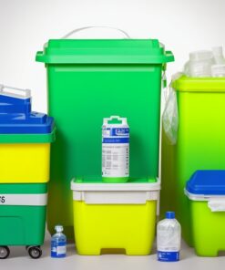 yellow lidded sharps bins