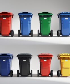 Indigo 120 liter wheelie bin