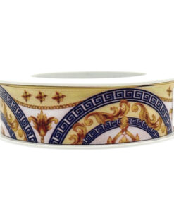 Scarf – “V” Cream, Navy, Gold 25mm x 15m