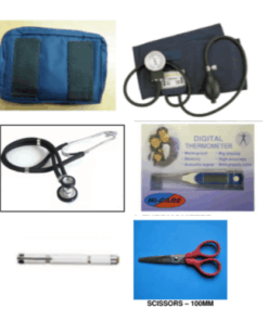 Nurses Medical Kit Red – Now With Scissors