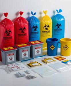 yellow sharps container
