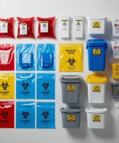 black aerosol hazardous Medical Waste Containerstainers