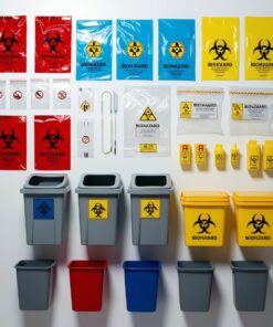 sharps containers 8980fp sharpsafety foot pedal cart for hinged lid container, 8 lt. capacity