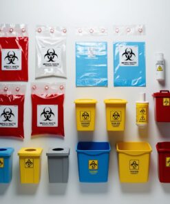 yellow lid sharps bin