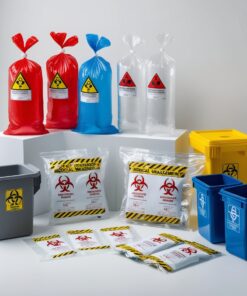 yellow hazardous waste label
