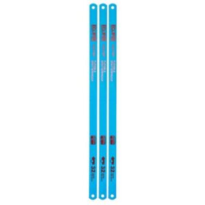 Hacksaw Blade Set - Replacements - HSS - 32TPI - 3 Piece - TOOB89