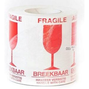 Packaging Label - Fragile Handle with Care - 4.5 cm - Pack of 1000 - 2G_LAGEN013