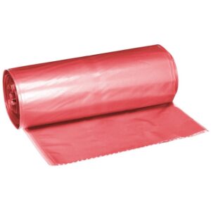 Wheelie Bin Refuse Bag - 240L - Red - 30 Micron - Pack of 1000 - 240LBAG-RED