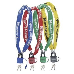 Bicycle Chain and Padlock - MA300025-blue