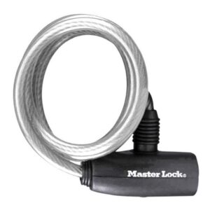 Cable Lock - Bicycle - Keyed - 1800mm - MA300019-clear