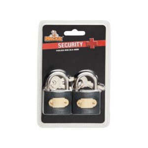 Padlock - Iron - 2k/A - 40mm - Pack of 2 - 97031044
