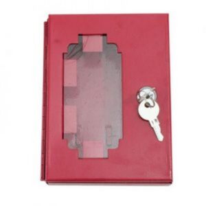 Break Glass Key Box - Metal - Square - 15.5 x 3.5 x 12cm