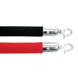 Queue Barrier Rope For Stainless Steel Pole - Black - HOSQ009BL