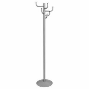 Coat and Hat Tree - Steel - Cactus - 32 x 32 x 175 cm - Silver - 820SI