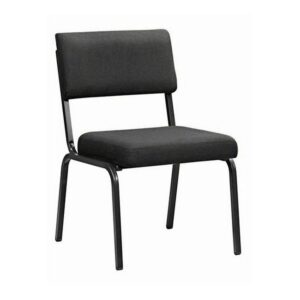 Office Chair - Economy Side - No Arms - Square Tube - 88 x 60 x 60 cm - SE018-black