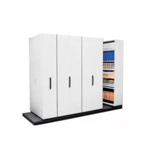 Steel Bulk Filer - Mobile Shelving - 7 Bay - 332 x 110 x 232 cm - Motorcraft Grey - 7BAY360