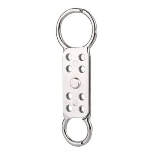 Lockout Hasp - Aluminium - Dual Jaw Clearance - Holds 8 Locks - 15.2 x 5.5cm