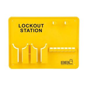 Lockout Station - Holds 7 Locks - 38.5 x 29 cm