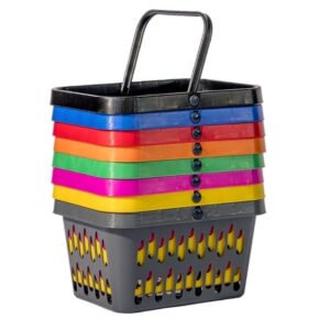 Plastic Shopping Basket - Jumbo - 36L - Colour Options