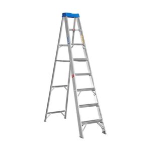 Aluminium Step Ladder - Single Sided - Heavy Duty Industrial - 8-Step - 2.40m