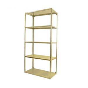 Bolted Shelving Steel Bay 5 Shelves - Uni-Angle - Five Shelf Kit - Painted - 213.4 x 91.4 x 61 cm
