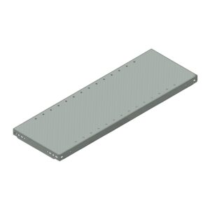 Bolted Shelving Steel Shelf - Uni-Angle - Galvanised - 91.4 x 91.4 cm
