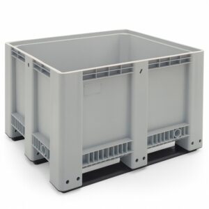 Solid Bulk Bin - 1000kg - Plastic - Grey