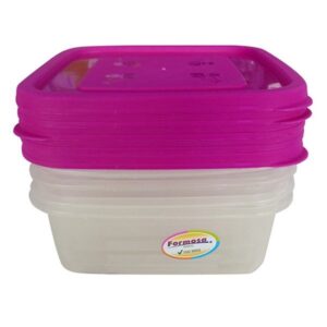 Square containers 800cc 5’s