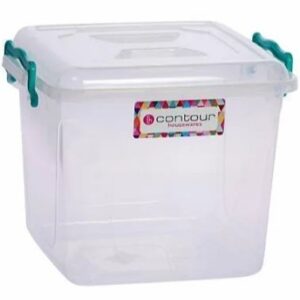 8.5 Litre Storage Box Clear Clip and Lock