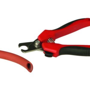 BOCHEM Tubing Scissor for Tubings up to Ø 10mm, 18/10 Steel, Handle from PP/TPR