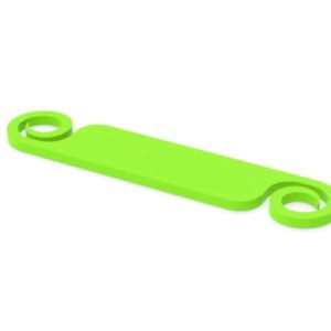Bohlender b.safe Tube Tags PP, 60 x 13 mm Pack of 20 Pieces