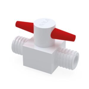 Bohlender 2-Way Stopcocks, GL 25 PTFE, Bore 8 mm