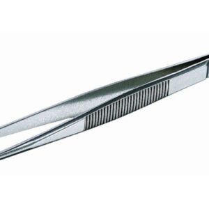 Tweezers stainless, straight, pointed, 200 mm