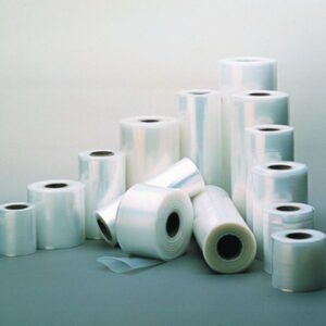 Plastic film 800x0,20 mm tubular, transparent in rolls of 150 m