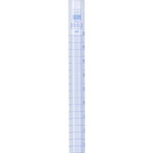 Hirschmann Test Tube 10 : 0.1 ml NS-Ground, PE-Plug, Blue Graduated