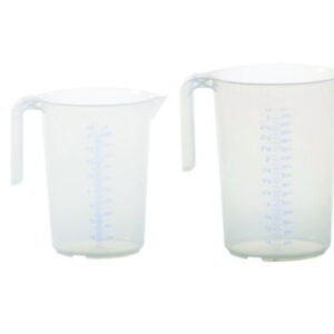 Measuring jug 3000ml, PP, 2 scales transparent, open handle, stackable