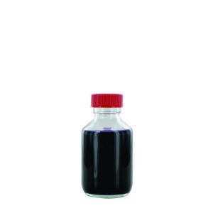Behr Narrow Neck Bottle NK 100 GT, 100ml Clear Glass, Closure with PTFE Insert, Thread Dia. 28mm