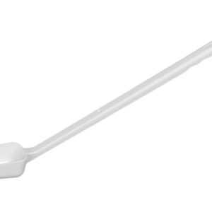 Bürkle Sample Scoop 50 ml, Long Handle PS, White, Pack of 10