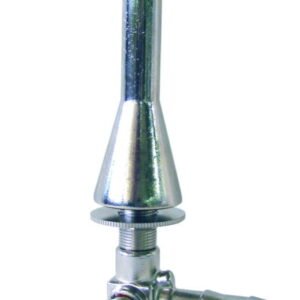 Teclu burner for propane gas with stopcock, pilot flame and air regulator