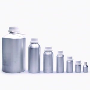 ISOLAB Aluminium Bottle Economy 60 mL, Narrow Neck, Screw Cap
